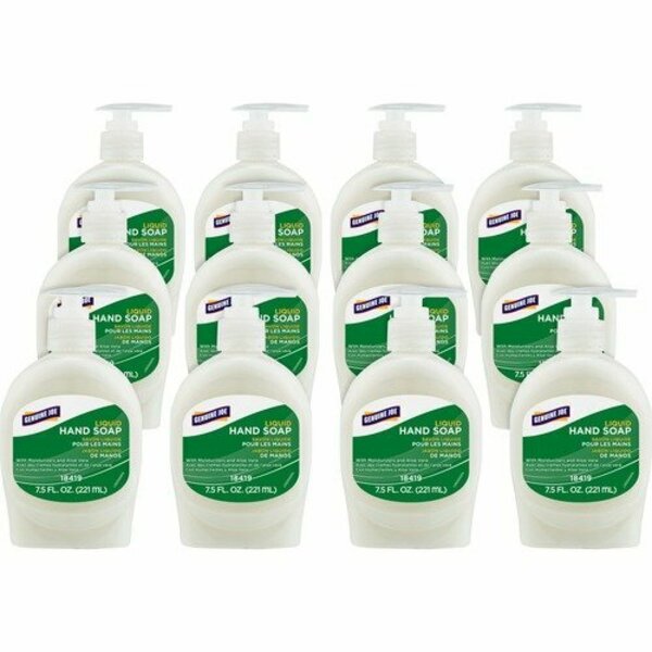 Bsc Preferred Genuine Joe Soap, Lotion, w/Aloe, Pump Bottle, 7.5oz, White, 12PK GJO18419CT